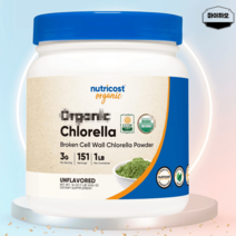 뉴트리코스트 클로렐라 분말 가루 엽록소 브로큰셀월 454g, 뉴트리코스트 클로렐라 454g 분말