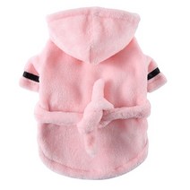 강아지 샤워가운 고양이 애완동물 애완 동물 강아지 목욕 가운 잠옷 5 색 부드러운 Mascotas 건조 수건 옷, [04] XL, 05 pink_04 XL