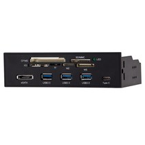 리더기 USB 3.0 전면 패널 허브 옵티컬 드라이브 5.25인치 esata 확장 보드