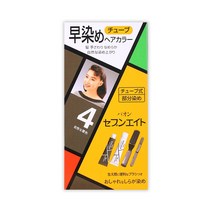 세븐에이트 헤어칼라 염색약 4호 연한갈색 40g, 단품, 단품