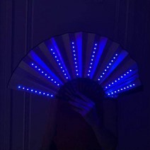 Brilliant 파티 용품 발광 소품 부채, 블루 레이