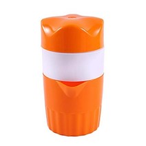 쥬서기 착즙기 휴대용 수동 감귤 과즙 짜는기구 오렌지 레몬 과일 압착기 300ml 오렌지 주스 컵 야외 휴대용 과즙 짜는기구 기계, 4-주황색