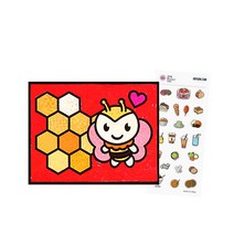 홀로그램 포일아트 여름 크리스마스, 포일아트 (허니비)＋스티커증정, 1