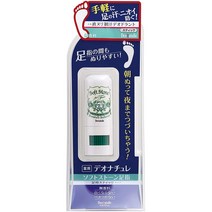 Deonaature 일본아마존 데오나츄레 소프트스톤 발 데오드란트 스틱형 발냄새 각질관리 7g 1개
