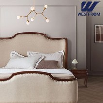 [착불]웨스트프롬 [웨스트프롬] 웰링턴 원목침대(킹) / B1 매트리스
