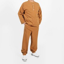 다흰 2355 봄가을-공용 자수티바지세트-생활한복 개량한복