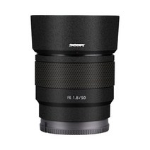 SONY50 1.8 / 50 1.8 렌즈 비닐 데칼 스킨 안티 스크래치 랩 커버 소니 FE 50mm F1.8 (SEL50F18F) 렌즈 스티커 필름, Nordic Black