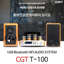 씨지텍 T-100 진공관앰프+H-100 하이파이오디오세트 CGT, 02.앰프(T-100)