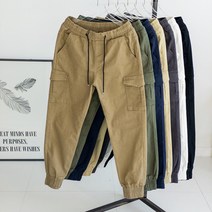 제이엘핏 / 남자 조거팬츠 스판 밴딩 빅사이즈 카고 면바지