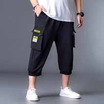 해외 ~7XL 빅사이즈 남성 7부바지 크롭팬츠 예쁜디자인-16284
