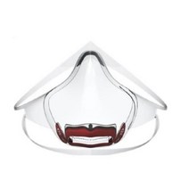 페이스 쉴드 투명 위생 마스크 성인용 투명한 립 용 재사용 가능한 입 방진 스플래시 방지 폼 마스카라 건강 관리, [01] red