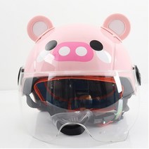 오토바이 헬멧 라이더 14세이상 오토바이 하프 듀얼 렌즈 스쿠터 모토 Casco Vespa Village Riding de Motocross 헬멧, 4.D Clear lens