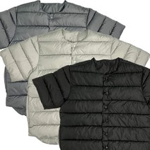 스노우반팔패딩 유니크한 남녀공용 패딩조끼