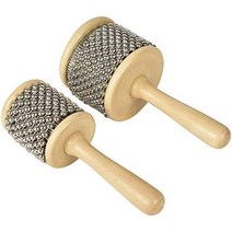 GIER 카바사 교육용 리듬악기 교재악기 남미 마라카스 쉐이커 원목 우드 일본직구품, 지름 8.5cm