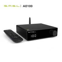 SMSL AO100 전력 증폭기 70W * 2 Bluetooth 5.0 서브 우퍼 프리 아웃 2.1 시스템 EQ 모드 MA12070 원격 제어가있는 파워 앰프