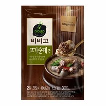 [한끼](냉동) 비비고 고기순대국 700g 간편식 아침대용 캠핑 자취생 필수품 간단식사 CJ 우리집 식재료, 17개