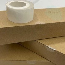 올몰 포장용 투명 봉인스티커 30MM 포장용스티커 제품스티커 투명스티커