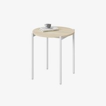 한샘 플롯 원형 테이블 70cm (컬러 택1), 내추럴오크(B)