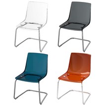 이케아 TOBIAS 토비아스 의자/식탁의자/책상의자/사무용의자/카페의자, 그레이투명_903.496.75