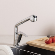 한샘엠시스 주방수전 MF-300 원홀 싱크대수전 씽크대 수도꼭지, 1개