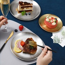 포트메리온 사각접시 까나페디쉬 4종세트 보타닉가든 예쁜나눔그릇 디저트 손잡이 앞접시 식기
