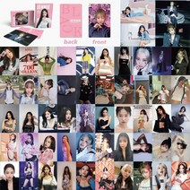 아이브포토카드 kpop 장미 사진 카드 제니 솔로 사진 엽서 리사 포토 포토 브로마이드, 제니-2