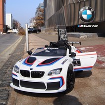 대호토이즈 BMW 유아 전동차 PU바퀴 M6 GT3, 블랙