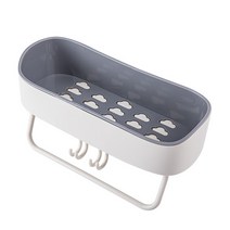 일상공감 만능 욕실거치대, 블루, 1개