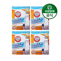 암앤해머 프리지앤프리저 베이킹소다, 396.8g, 4개