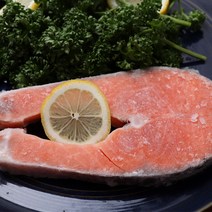 아이엠푸드몰 연어스테이크600g 구이용연어 연어모듬 캠핑요리 냉동연어, 1개, 600g