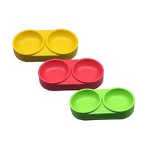 펫다옴 높이가 낮은 소형견용 강아지 밥그릇 아깽이수반 아꺵이물그릇 애완견그릇 멍멍이식탁, 1개, 그린