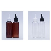에스테아 뾰족공병 100ml 뾰족캡 공병 오일공병 스킨공병, 투명공병(흰색캡)