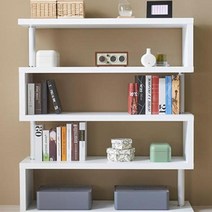 낮은책꽂이 거실책장 서재장 알피 1200 와이드 4단 아이방 공간분리 오픈, 다크엘다