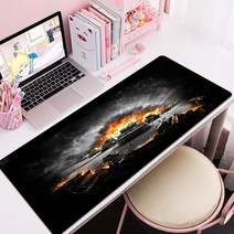 장패드 월드 오브 탱크 마우스 패드 게이머 확장 Pc 액세서리 데스크 매트 컴퓨터 오피스 카펫 러그 게임 애니메이션, [08] 400x900x2mm, [04] CC000353
