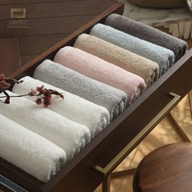 린텍인터내셔널 프리미엄40수 코마사180g 세면타올 세안수건 호텔타월 6종류 10장세트, 라이트핑크 10장
