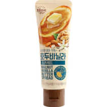 복음자리/ 고소한 호두 가득~ 호두바닐라 스프레드 130(간편하게 짜먹는/깔끔/바로 발라서 드세요/홈디저트/호두와아몬드 바닐라/고소한 풍미 달콤함)와플/베이글/식빵 등, 한개