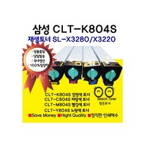 삼성전자 삼성 CLT-K804S 재생토너 카트리지 SL-X3280NR X3220NR 토너, 1개, 빨강색 재생토너 CLT-M804S