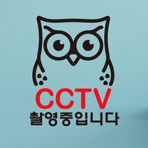 바보사랑 생활스티커 부엉이 CCTV촬영중1.뭉키, 블랙,레드