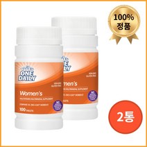 21세기 센트리 여성 멀티비타민 원 데일리 100정 비오틴 아연 칼슘 판토텐산 2통, 1개, 기본