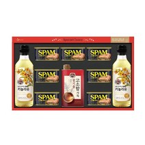 CJ스팸선물세트 특별한선택N호 스팸 카놀라유 참기름 식품종합세트