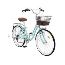 2023년 신형 삼천리 자전거 레스포 시티형 프림로즈 7단 24인치, 베이지