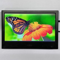 did모니터 전자메뉴판 휴대용 초박형 HD 1024x600 7 인치 LCD 모니터 비디오 HDMI 호환 오디오 내장 스피커 디스플레이, [01] 미국 플매트 카펫 러그
