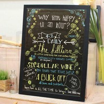 블랙보드꾸미기 초크아트 칠판입간판 칠판메뉴판 카페 식당, 자석형