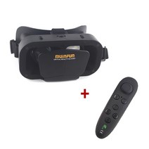MUINFUN-G10 가상 현실 헤드셋 경제적인 3D VR 안경 HD 렌즈 안드로이드 iOS 스마트폰, 02 w vrpark black