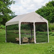 그늘막 텐트 공사현장 차광막 옥상 자바라 햇빛 가림막 운동회 천막 대형 지붕 10종., 3x3 싱글 지퍼