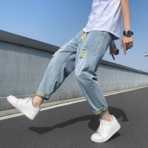 데님 오버핏청바지 남자생지데님 수학여행코디 진청 남자청바지 와이드 기본 유니크 캠퍼스룩 일자