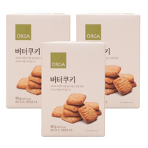 올가홀푸드 버터쿠키, 80g, 8개