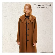 [써스데이아일랜드] [Thursday Island] 여성 빅카라 A라인 코트(T208MCT237W) 395703