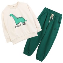 핑키핑크 아동용 초록공룡상하세트