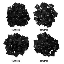 의류 재봉 천의류 라벨 S/M/L/XL 폴리에스터 직조 사이즈 태그 DIY 봉제 패브릭 400 cm 1.8 개, 01 Black